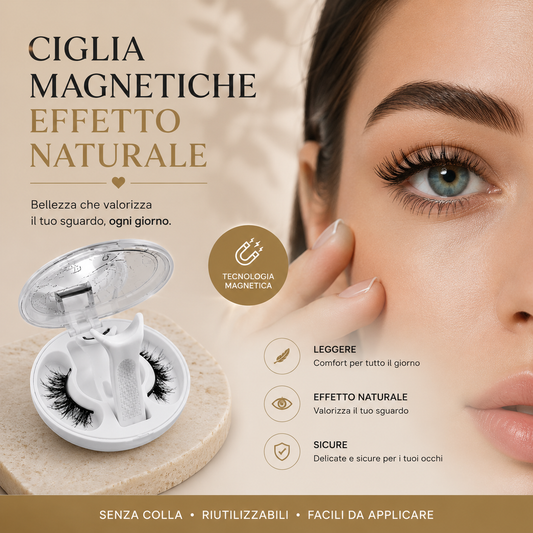 Ciglia Magnetiche Effetto Naturale