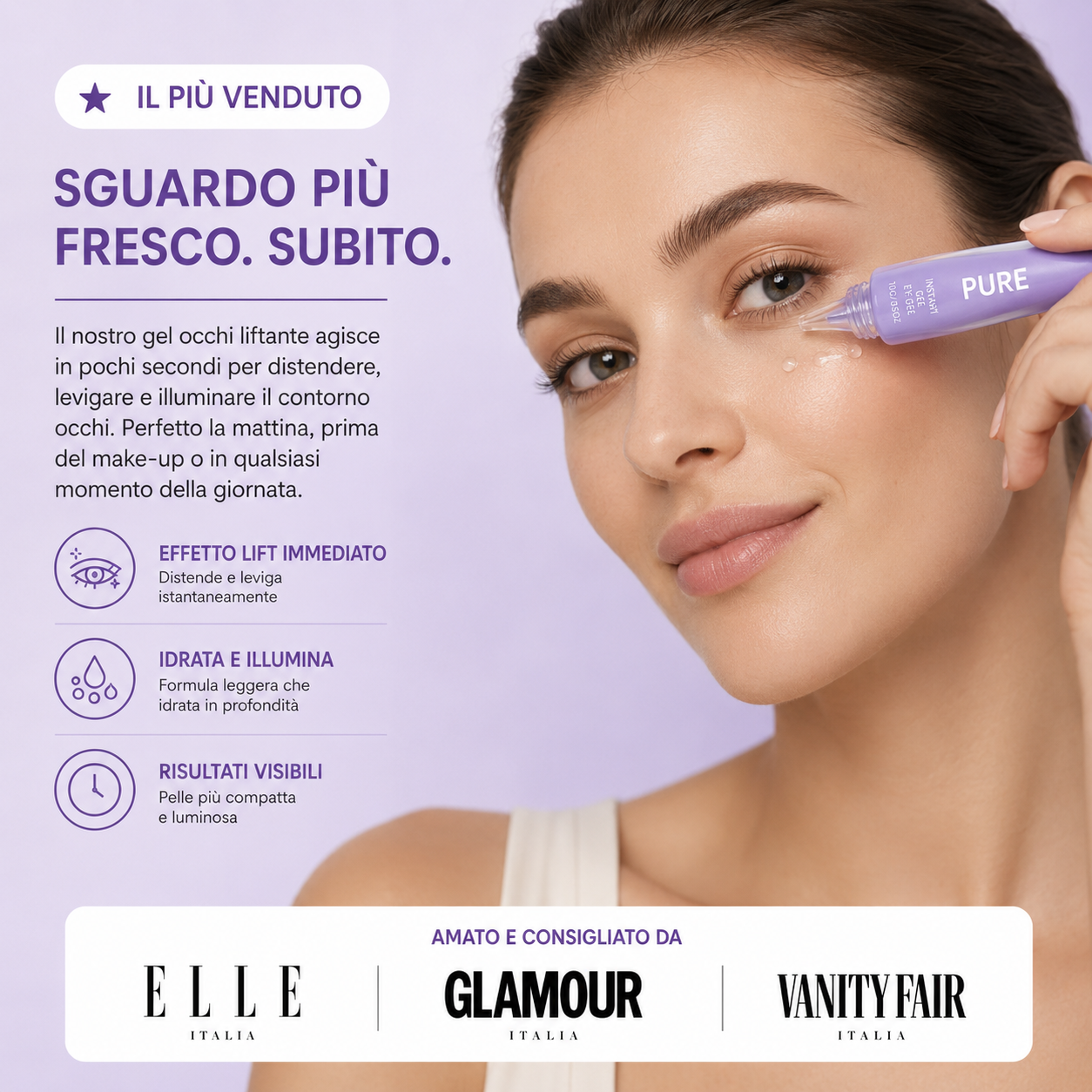 Gel Contorno Occhi Istantaneo al Collagene