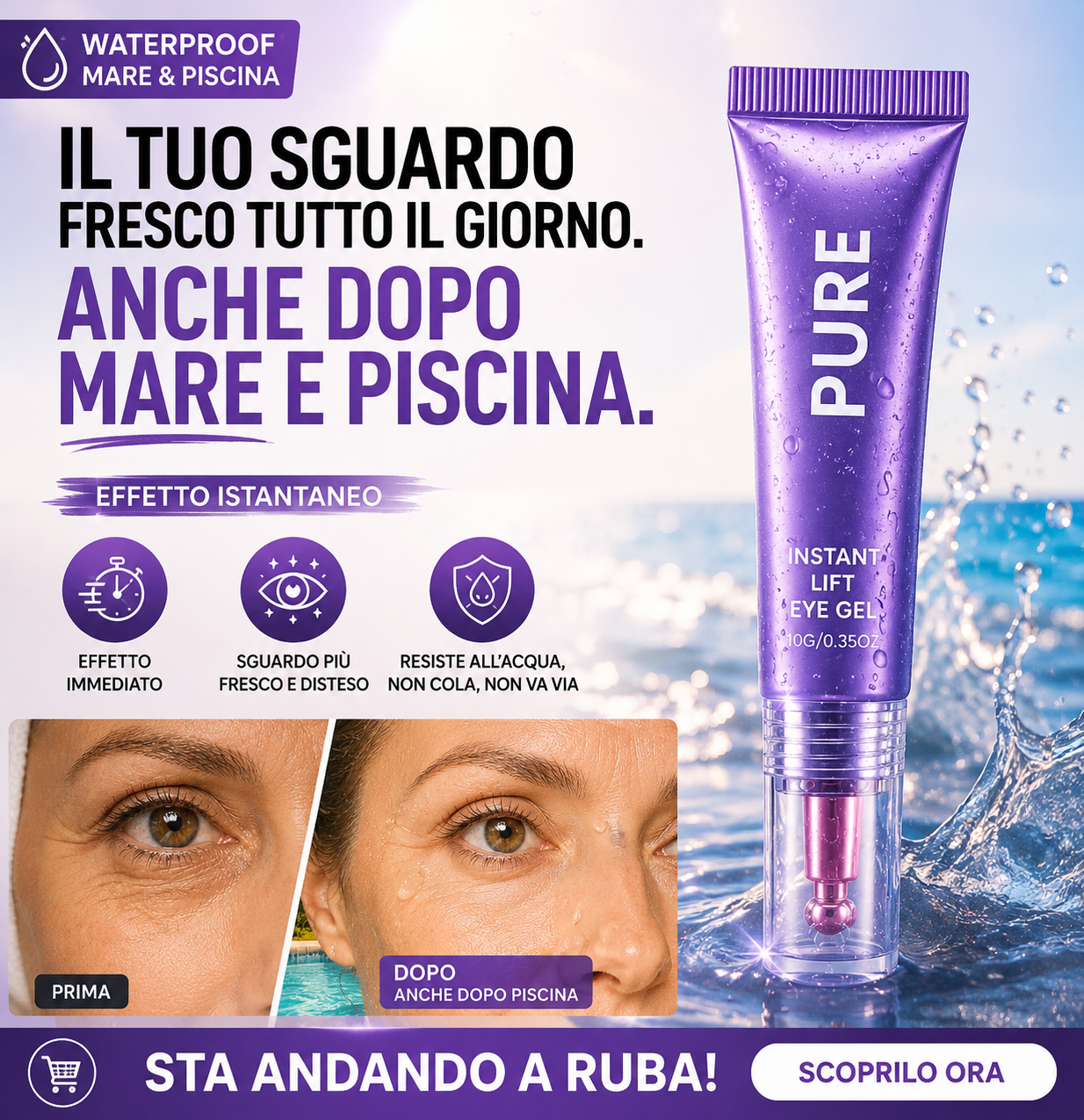 Gel Contorno Occhi Istantaneo al Collagene