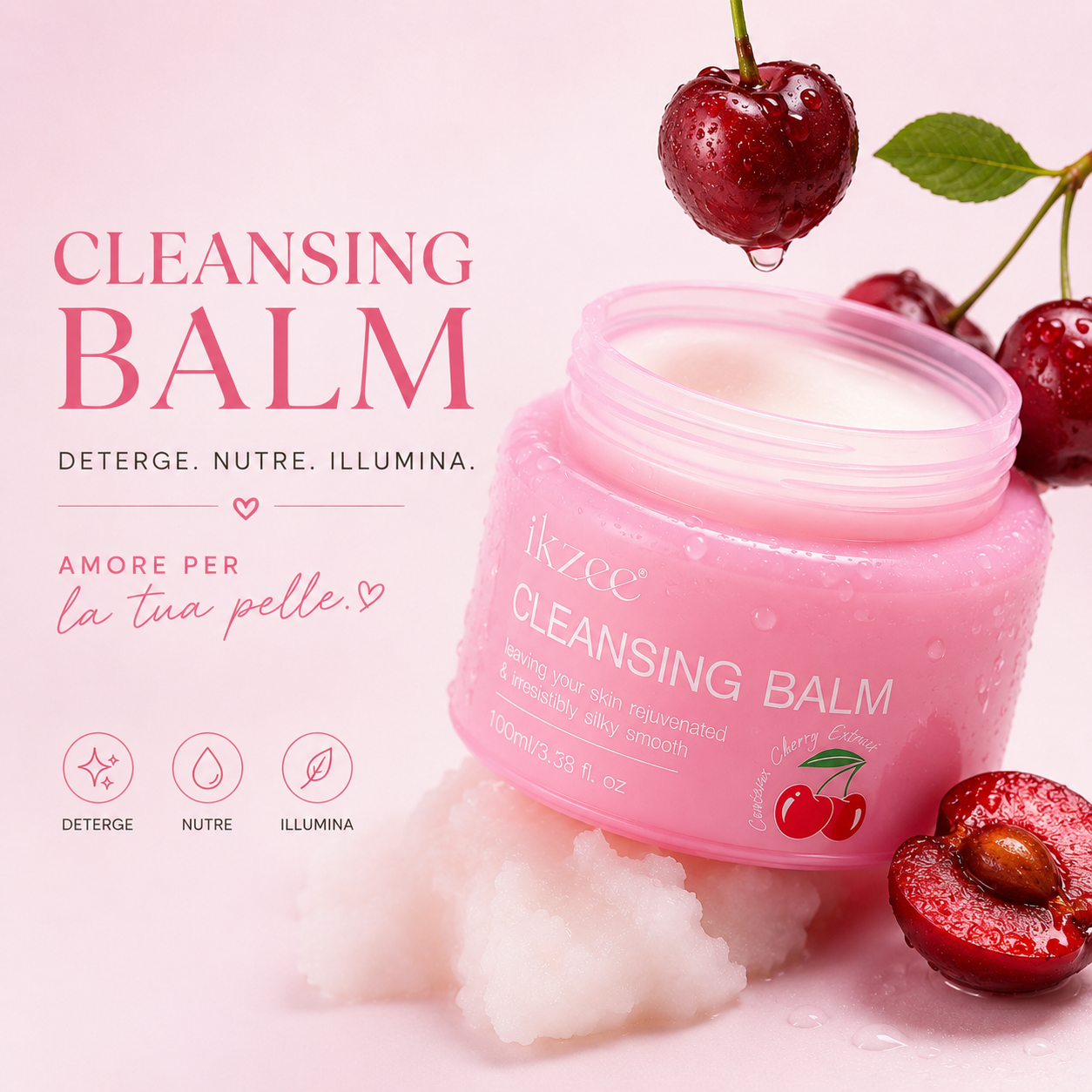 CherryLush® | Struccante Nutriente alla ciliegia