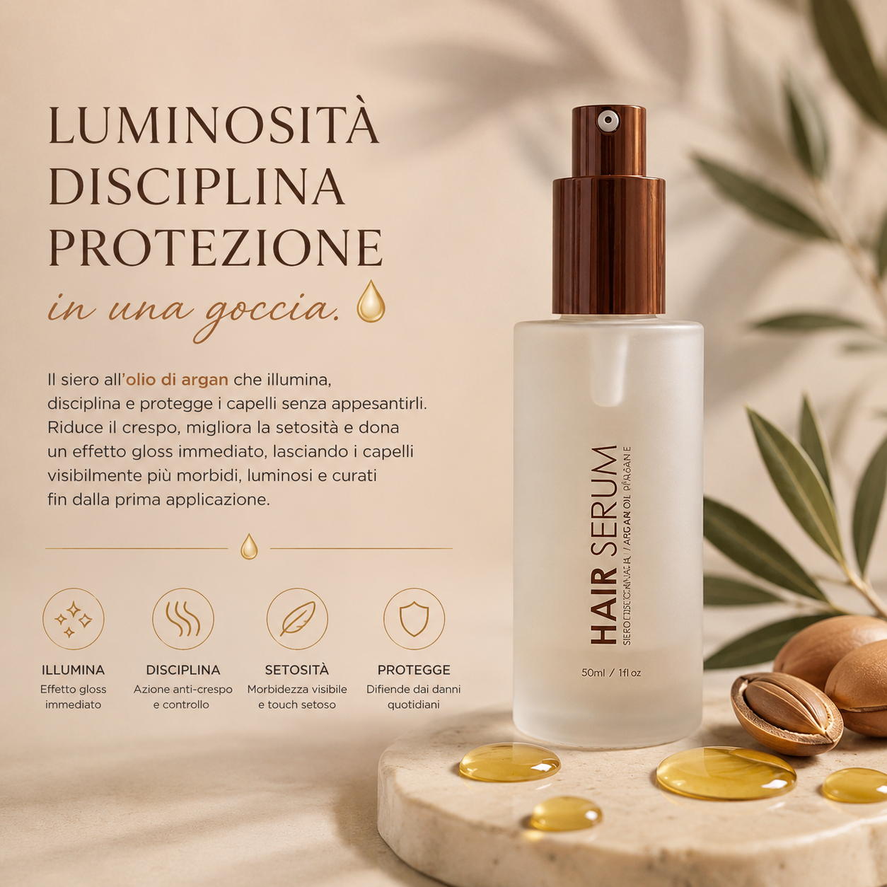Arganéa® | Siero Illuminante per Capelli